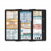 WhiteCoat Clipboard® Trifold - Black Critical Care Edition